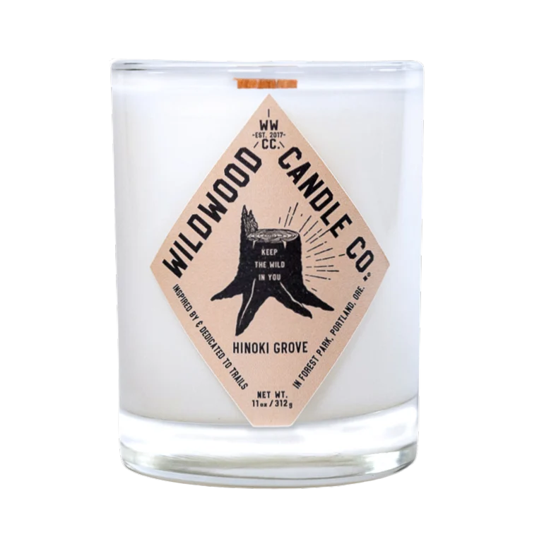 Hinoki Grove Candle - cypress, hinoki bark, black pepper