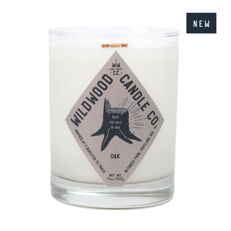Oak Candle - aged oak, vetiver, warm resin