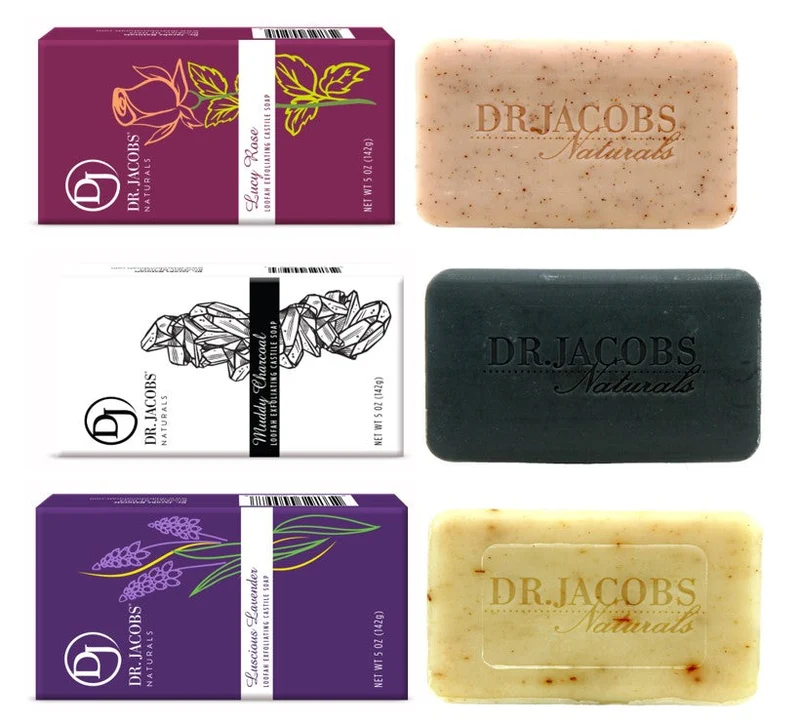 Soothe + Detox Exfoliating Bar Soap Set