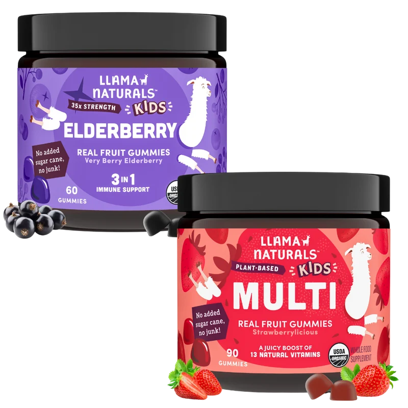Kids Offense + Defense Bundle – Multi + Elderberry Gummies