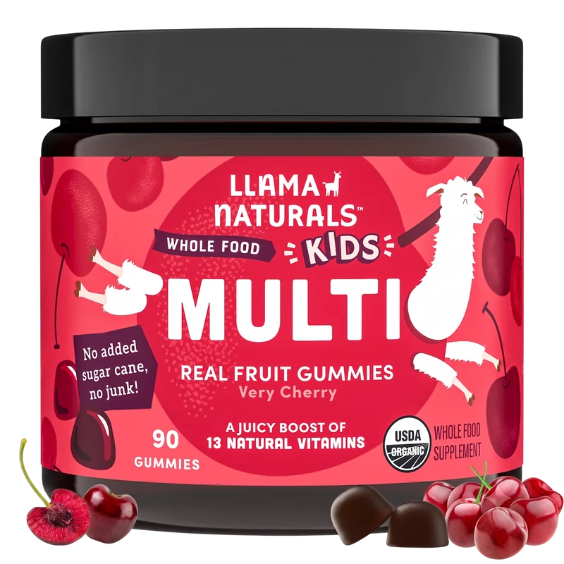 Kids Whole Food Multivitamin Gummies, Cherry (90 ct)