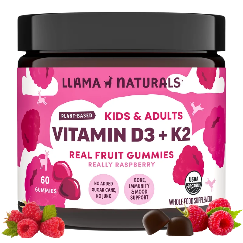 Vitamin D3 Gummies, Raspberry (60 ct)