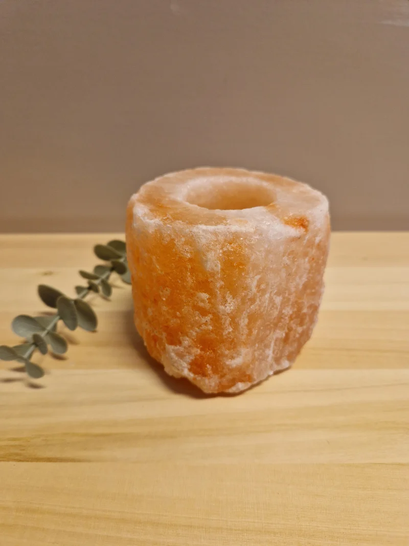 Saltsten ljuslykta