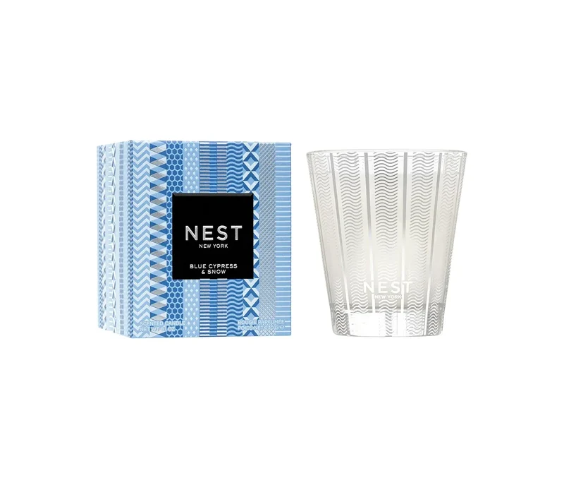 Blue Cypress & Snow Classic Candle