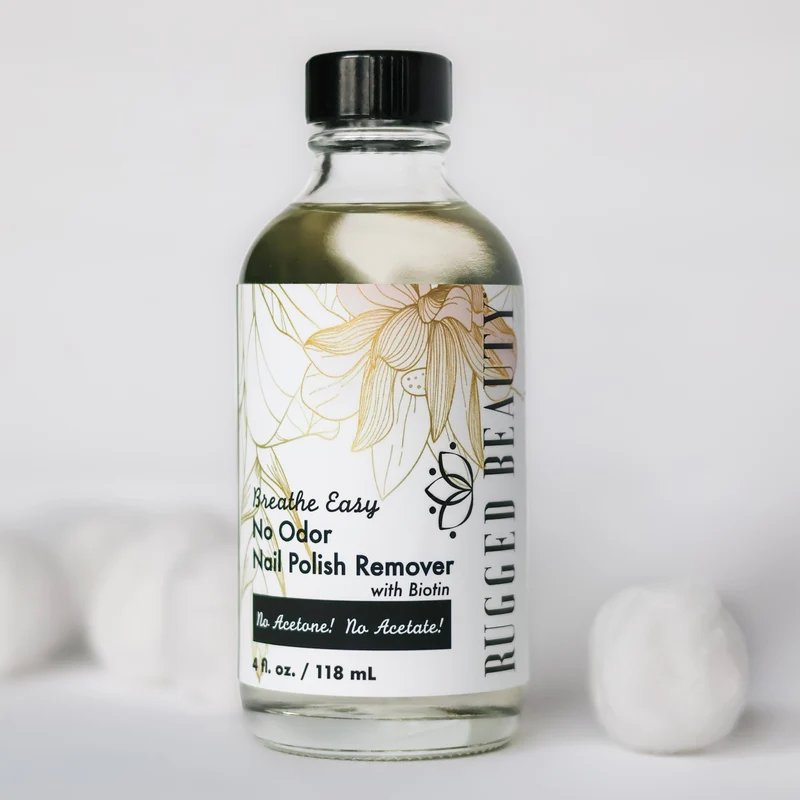Breathe Easy No Odor Nail Polish Remover with Biotin