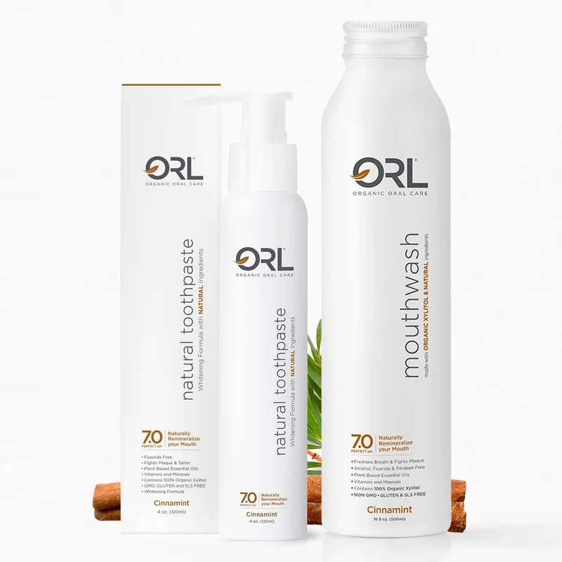 ORL Cinnamint Bundle - Natural Toothpaste & Mouthwash