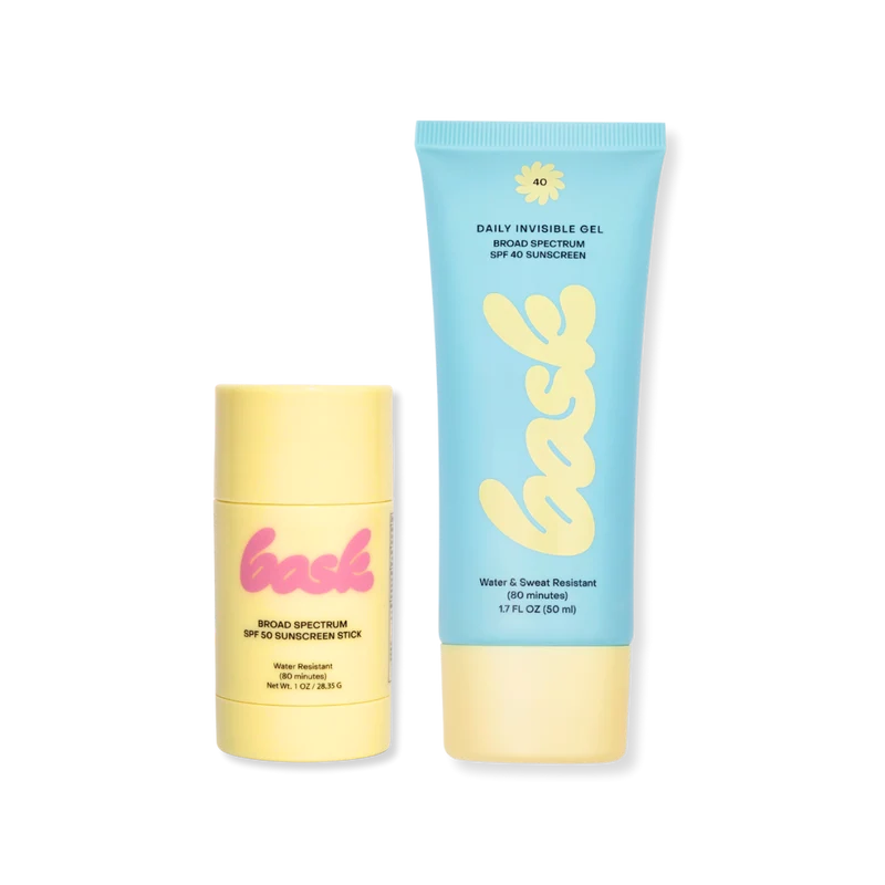 Bask Suncare The Face & Lip Bundle - Daily SPF Dream Team