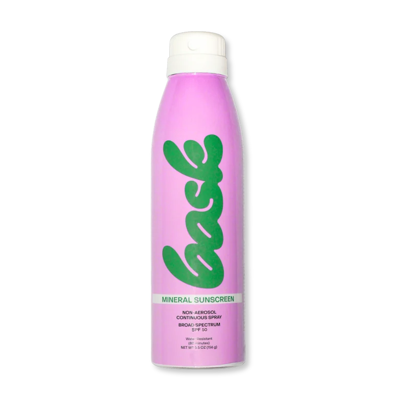 Bask Suncare SPF 30 Mineral Fragrance-Free Non-Aerosol Spray