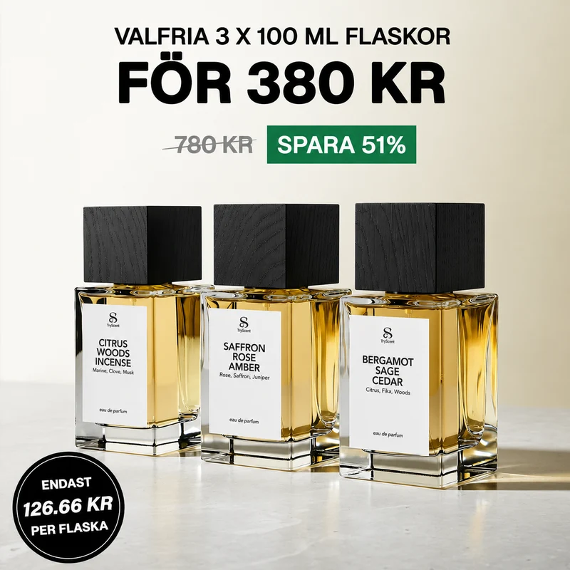 3X 100ml Perfume Bottles