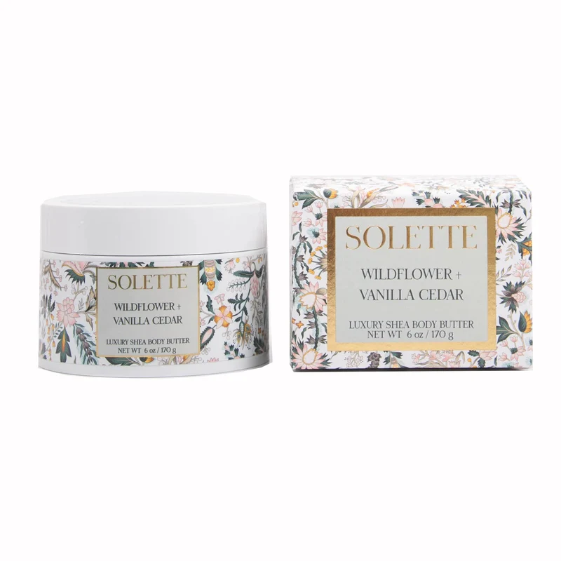 Solette - Wildflower + Vanilla Cedar Body Butter