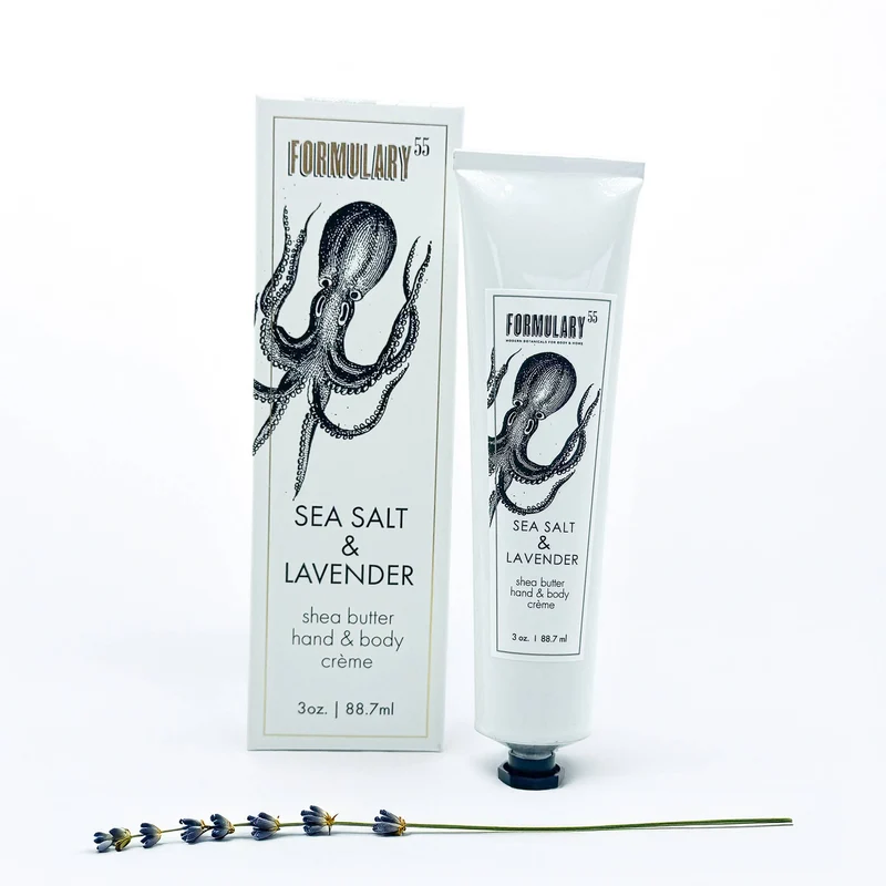 Formulary 55 - Sea Salt & Lavender - Shea Butter Hand & Body Creme Tube