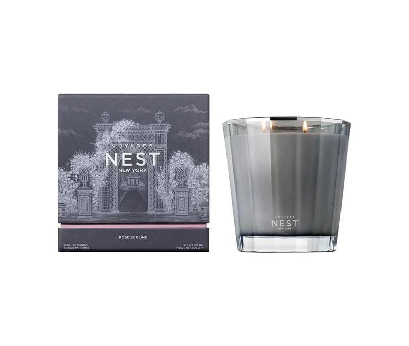 VOYAGES Rose Sublime 2-Wick Candle (600g)