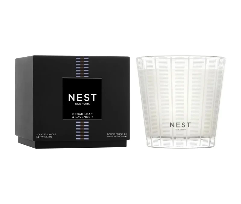 Cedar Leaf & Lavender 3-Wick Candle