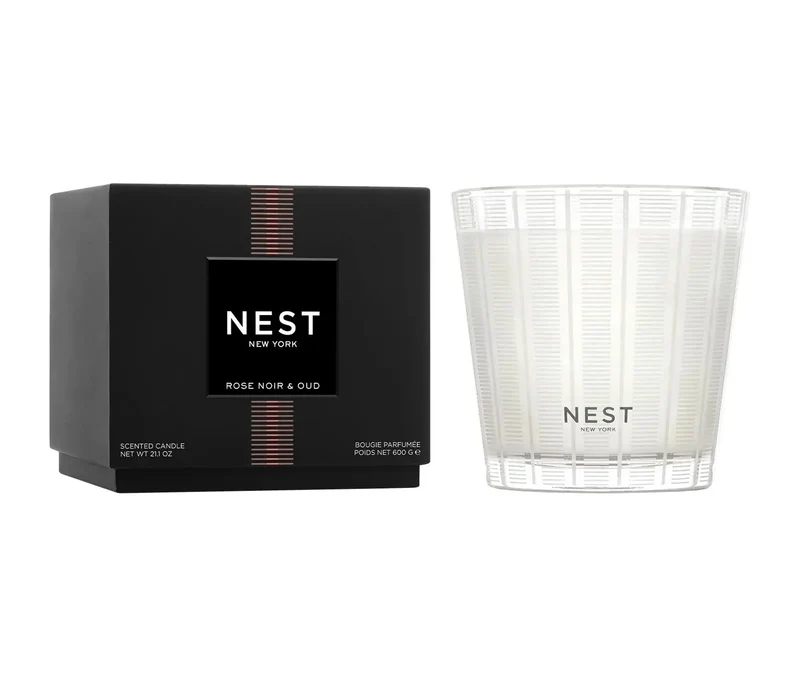 Rose Noir & Oud 3-Wick Candle