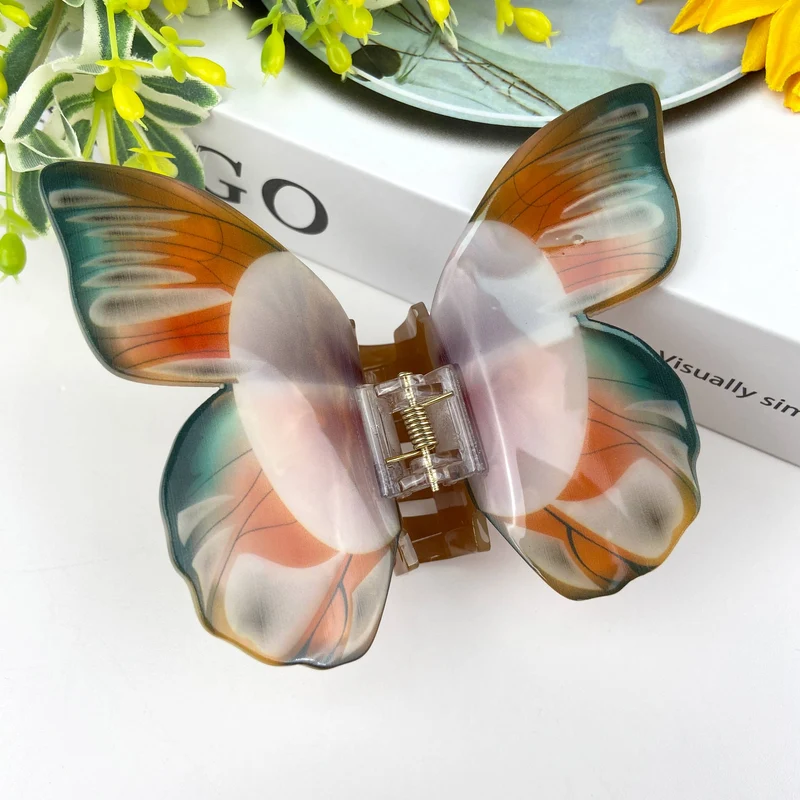 TheDivaSoap - Colorful butterfly hair clips elegant beautiful hair clip: G