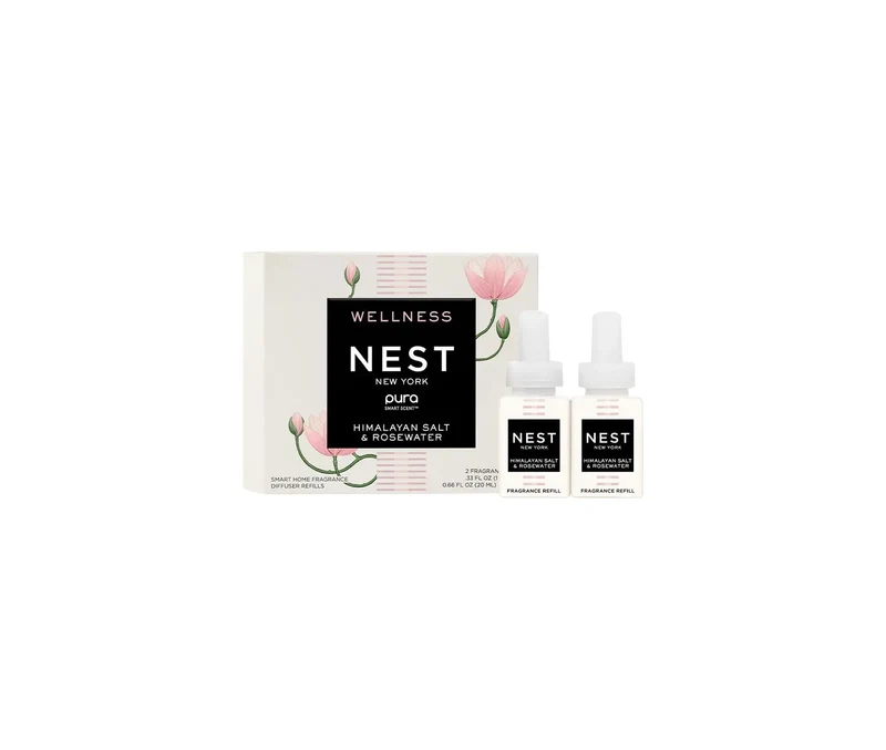 Himalayan Salt & Rosewater Refill Duo for NEST x Pura Smart Home Fragrance Diffuser - Smart Vials