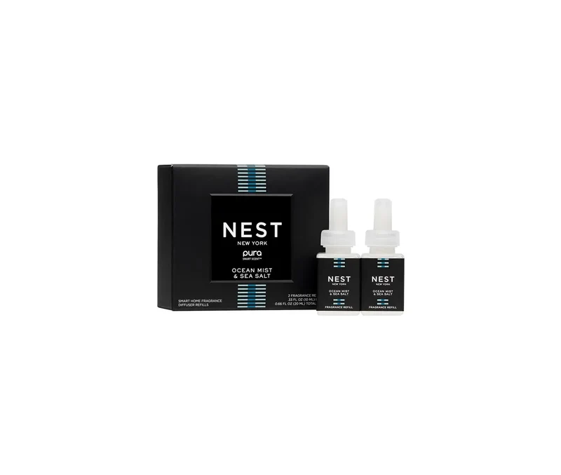 Ocean Mist & Sea Salt Refill Duo for NEST x Pura Smart Home Fragrance Diffuser - Smart Vials