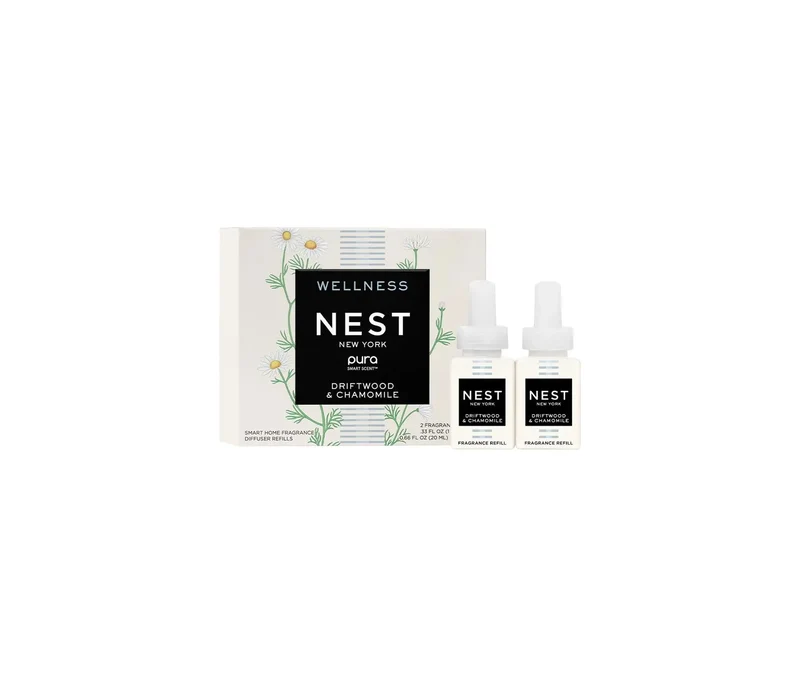 Driftwood & Chamomile Refill Duo for NEST x Pura Smart Home Fragrance Diffuser - Smart Vials