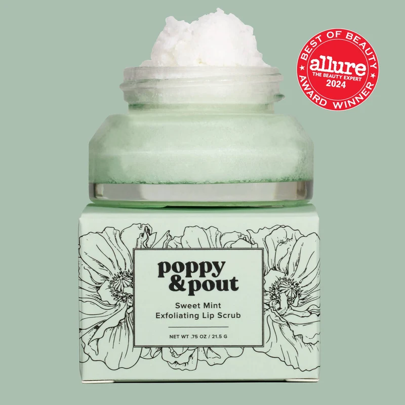 Poppy & Pout - Lip Scrub, Sweet Mint
