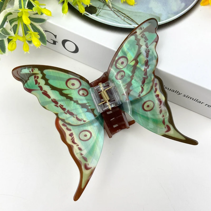 TheDivaSoap - Colorful butterfly hair clips elegant beautiful hair clip: D