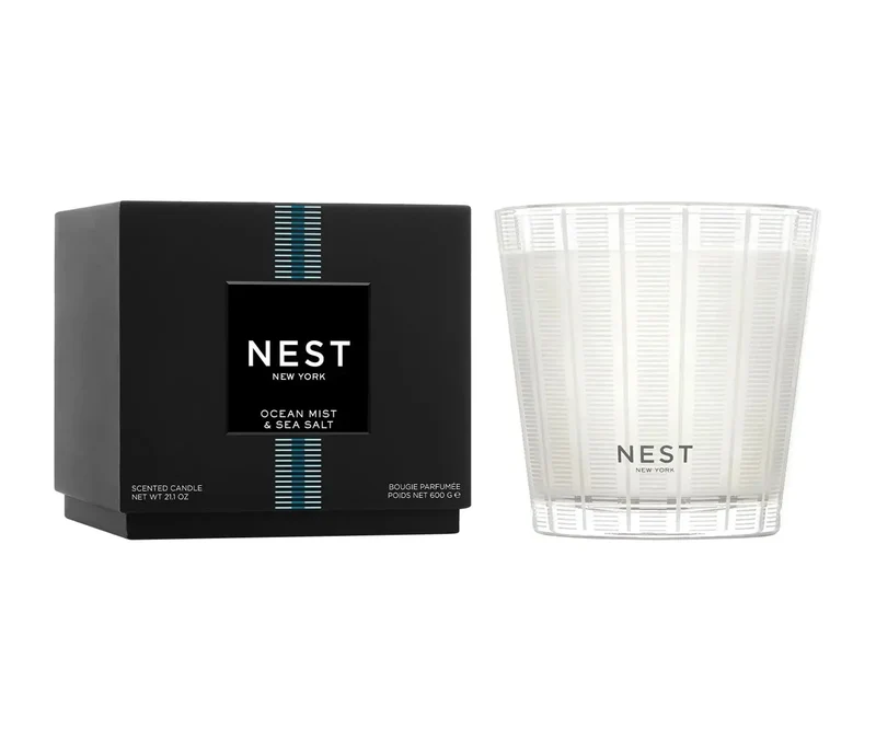 Ocean Mist & Sea Salt 3-Wick Candle