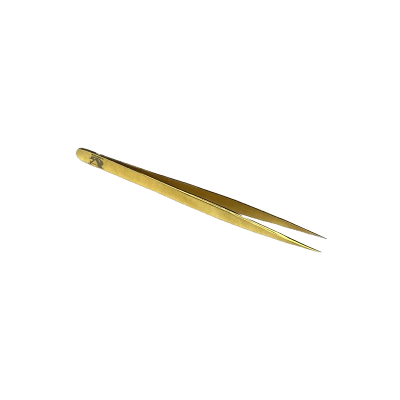 Gold rak pincett