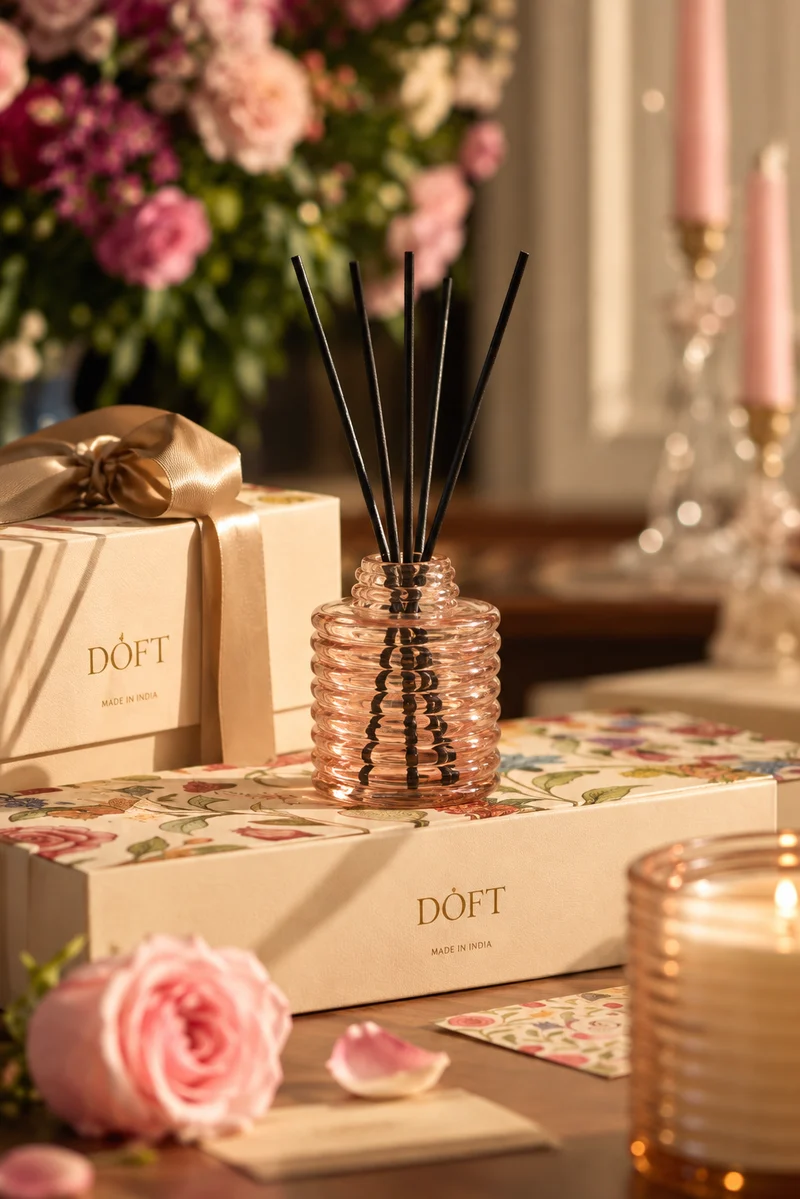 Ripple Reed Diffuser · Coral