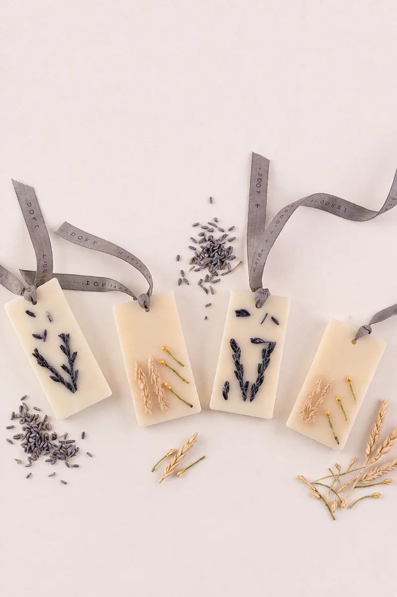 Night Jasmine & Lavender · Wax Tablet · Gift Set of 4