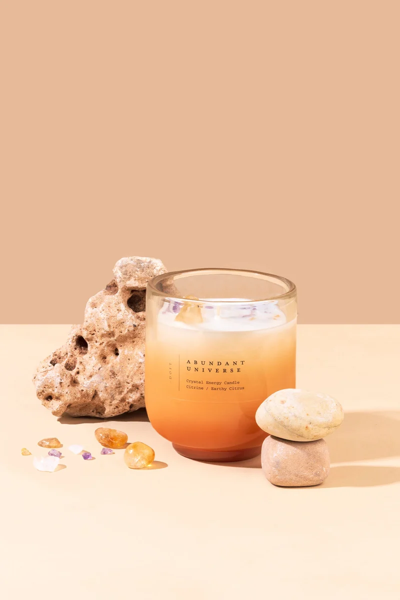 Crystal Energy Abundant Universe Jar Candle