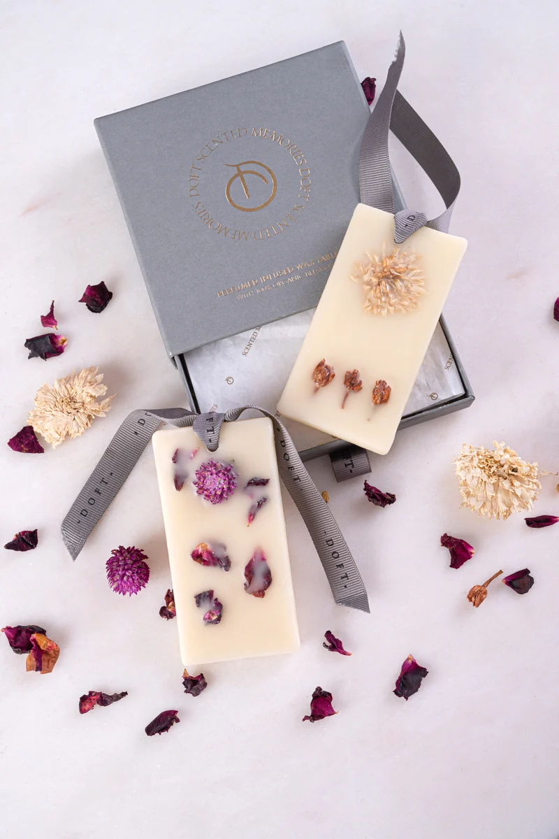 Flower Blossom Wax Tablet · Gift Set of 2