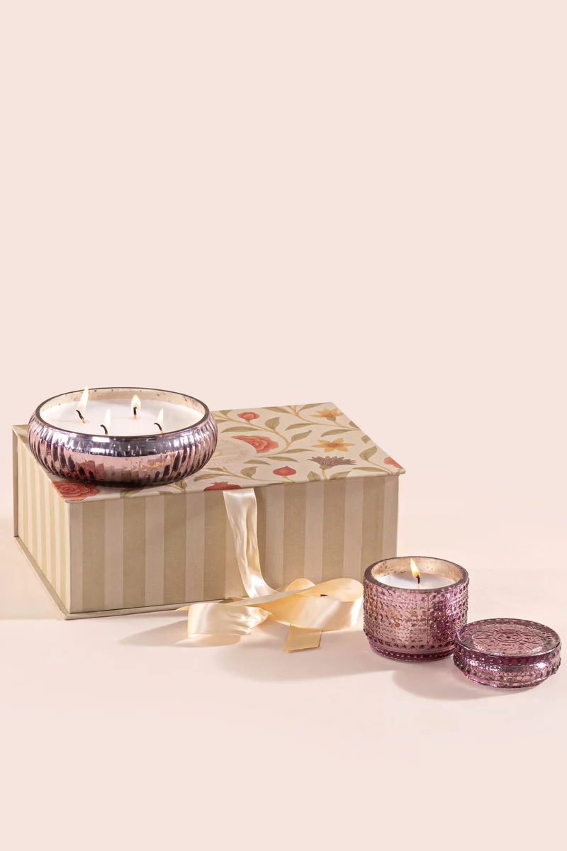 Illume Lid Jar & Bowl Candle · Gift Set of 2