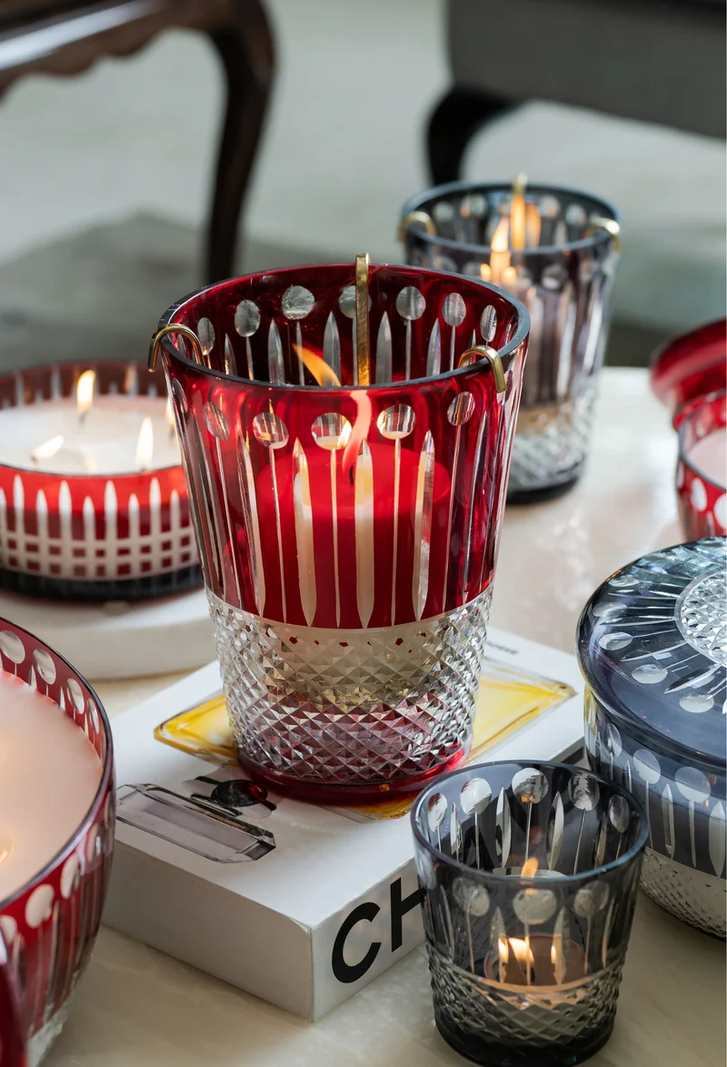 Royal Hurricane Candle · Rouge