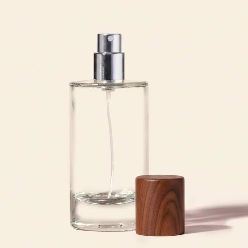 50ml Perfume Bottles Wholesale - Senso + Walnut Ash Wood Top, Wholesale Fragrance Bottles