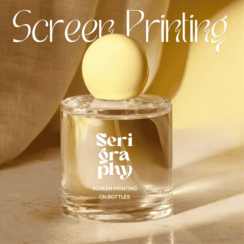 Custom Bottle Screen Printing (Serigraphy) for Perfume Brands