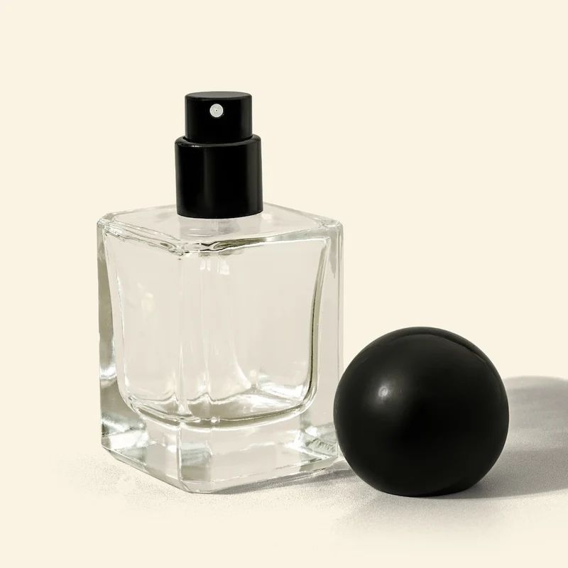 30ml Perfume Bottles Wholesale - Micron + Black Spherical/Round Top