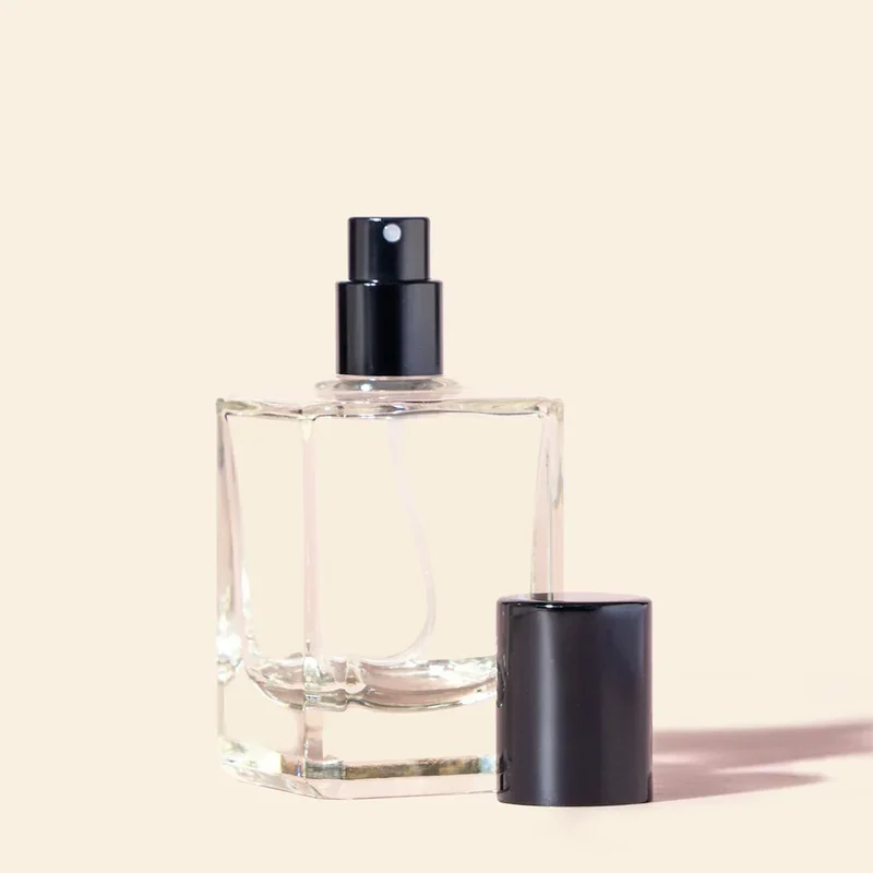 50ml Perfume Bottles Wholesale - Micron + Black Top, Bulk Glass Perfume Bottles