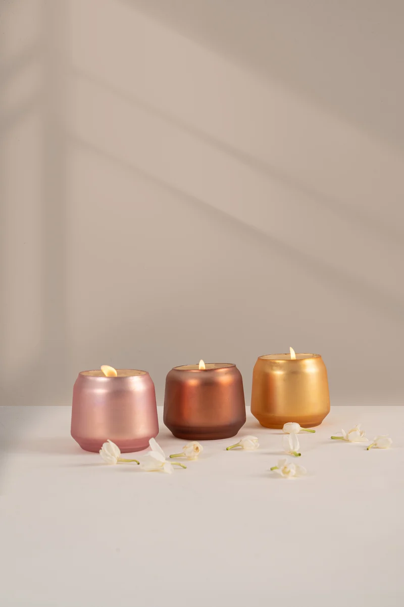 Scented Carnival Votive Candle · Gift Set Of 3