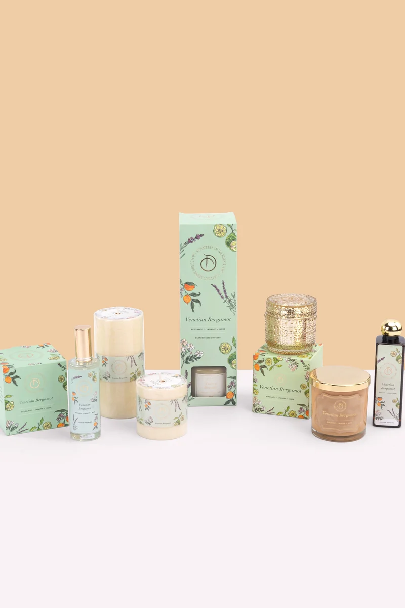Illume Candles · Yellow · Gift Set of 5