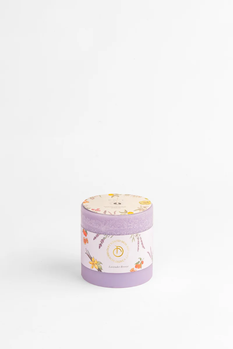Pillar Candle · Purple