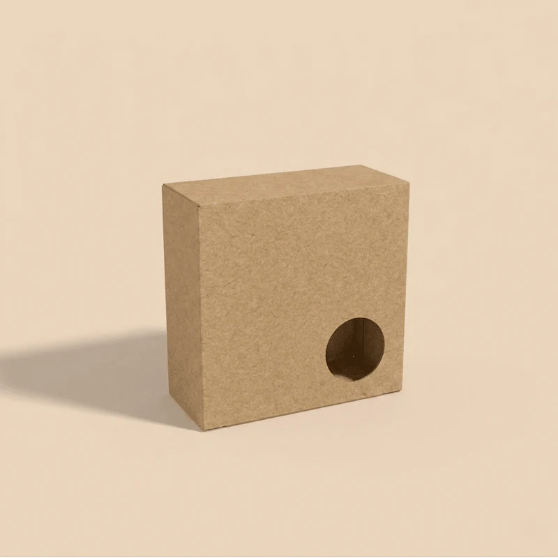 Custom Soap Boxes Wholesale | Square Kraft with Corner Window