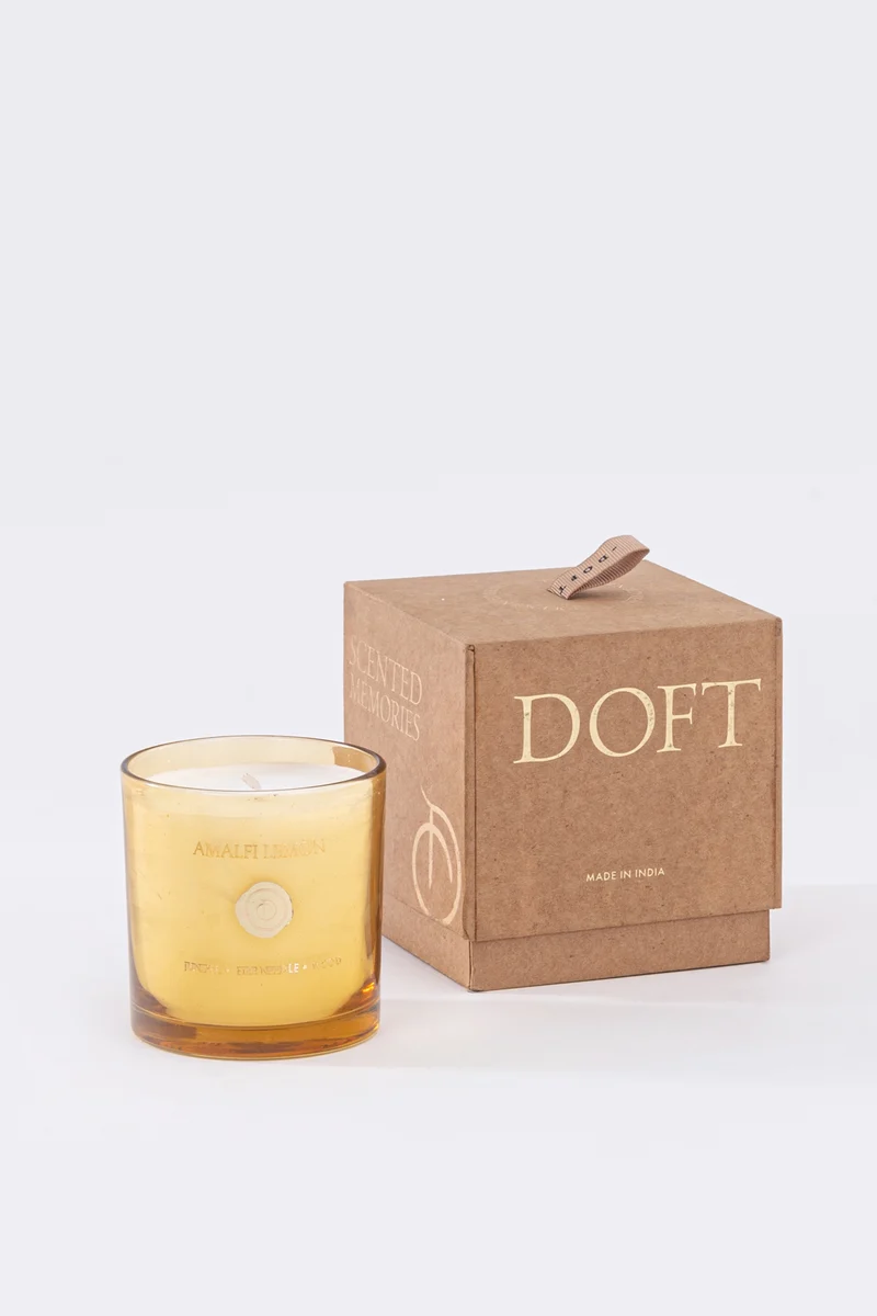 Amalfi Lemon Votive Candle · Lime