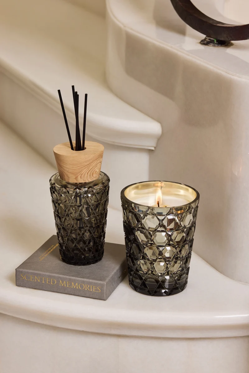 Royal Ombré Candle · Smoke · Gift Set of 2
