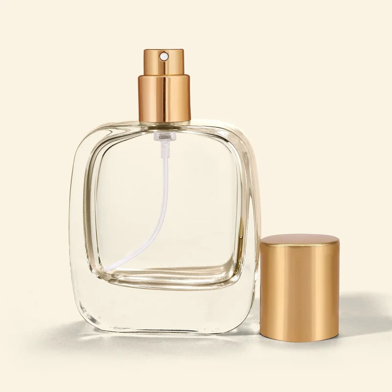 50ml Perfume Bottles Wholesale - Vertex + Gold Top, Bulk Glass Perfume Bottles