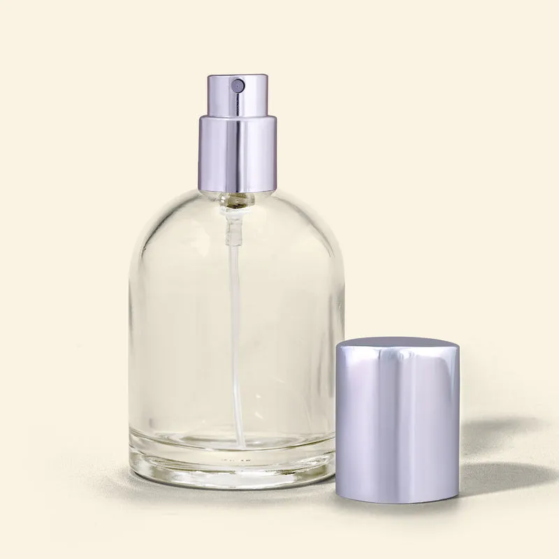 50ml Perfume Bottles - Reva + Silver Top, Perfume Bottles Wholesale