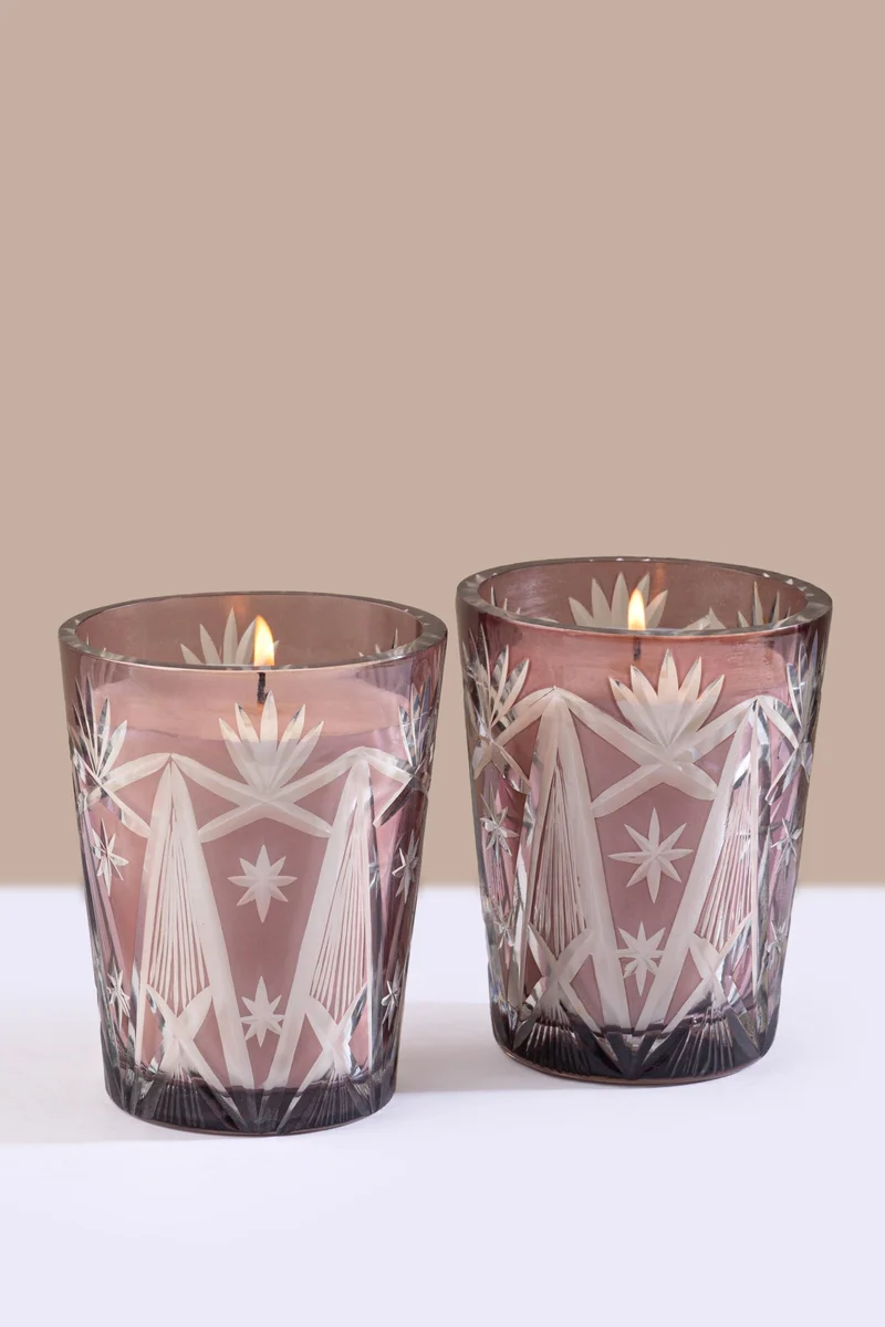 Royal Ember Jar Candle · Blush · Gift Set of 2