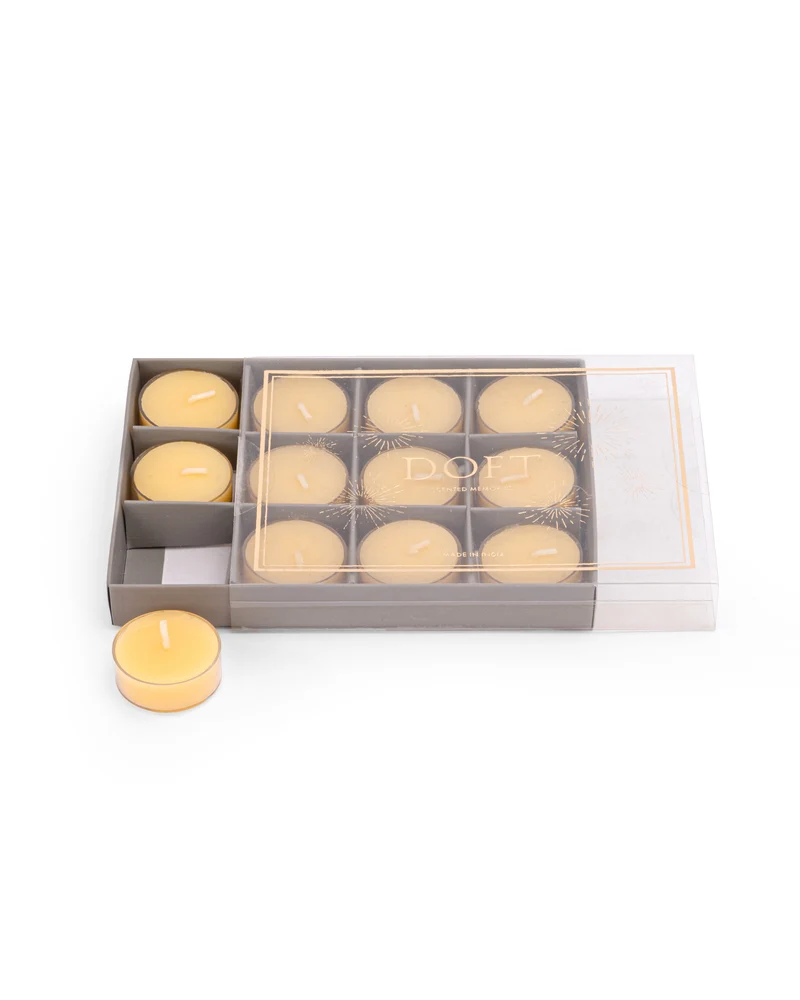 Tea Light Candle Lemon Grass · Gift Set of 12