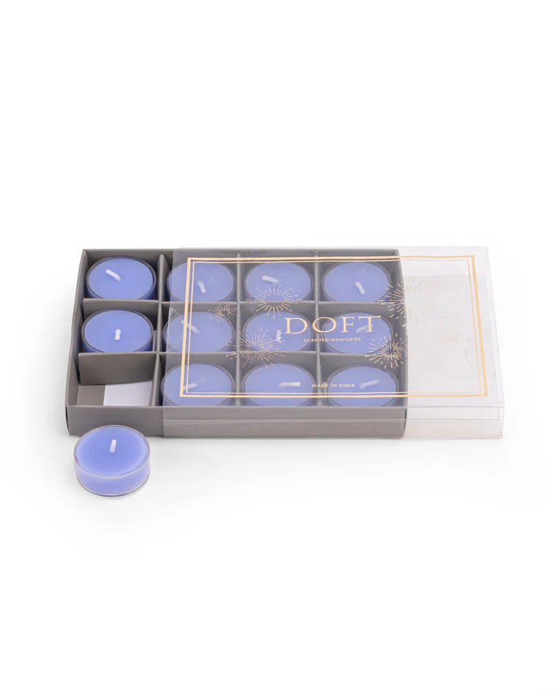 Tea Light Candles Lavender · Gift Set of 12