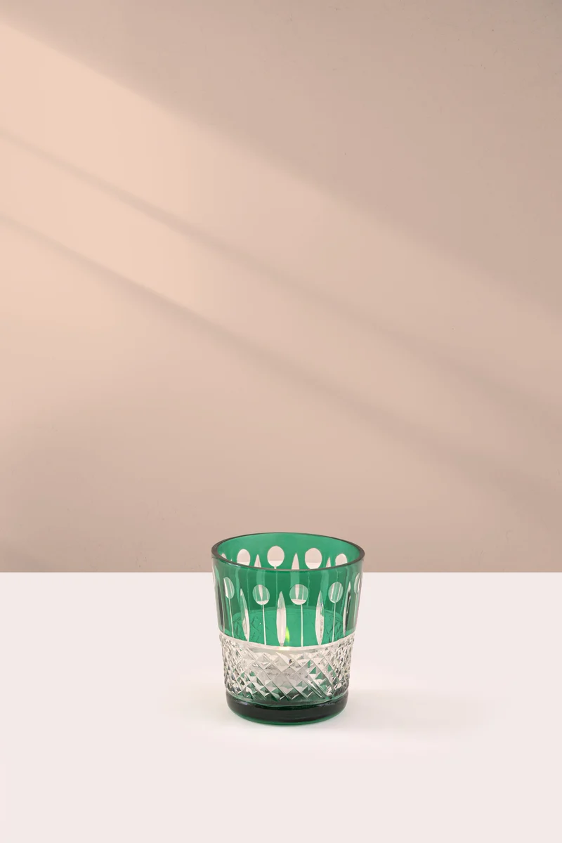 Royal Hurricane Candle · Emerald