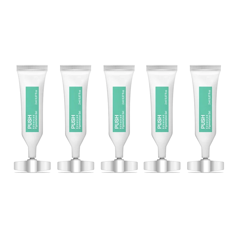 Goldeneye Push gel 5 × 2ml för micropigmentering