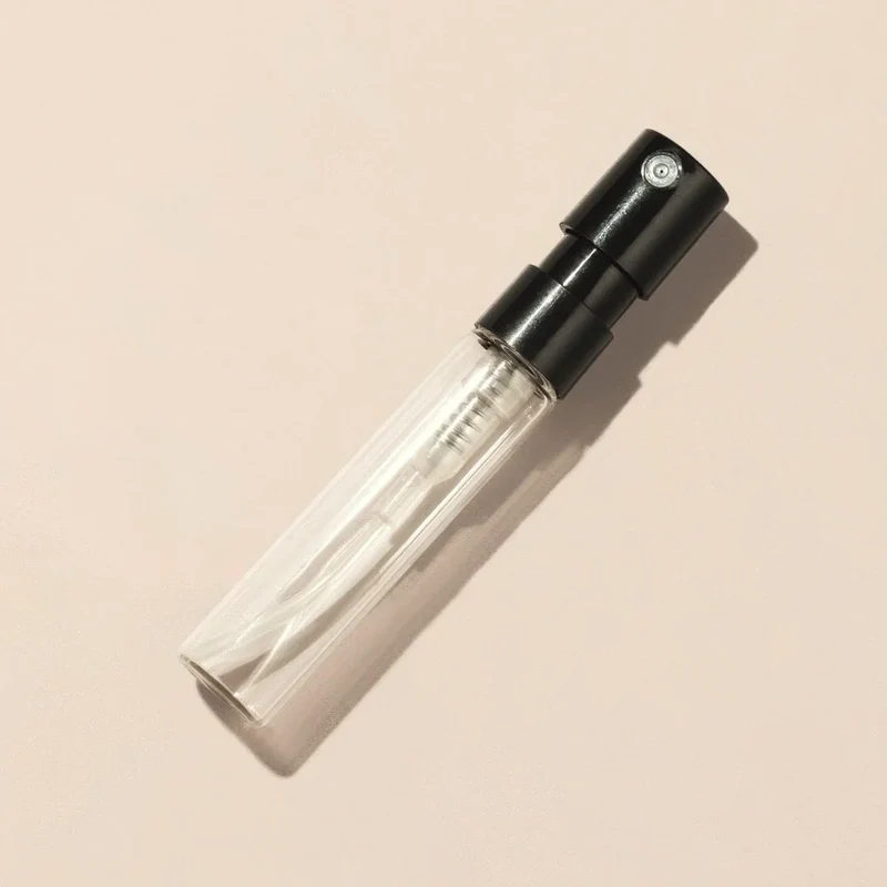 Tester Perfume Bottles - 2ml/.06oz Round Glass Black - Wholesale